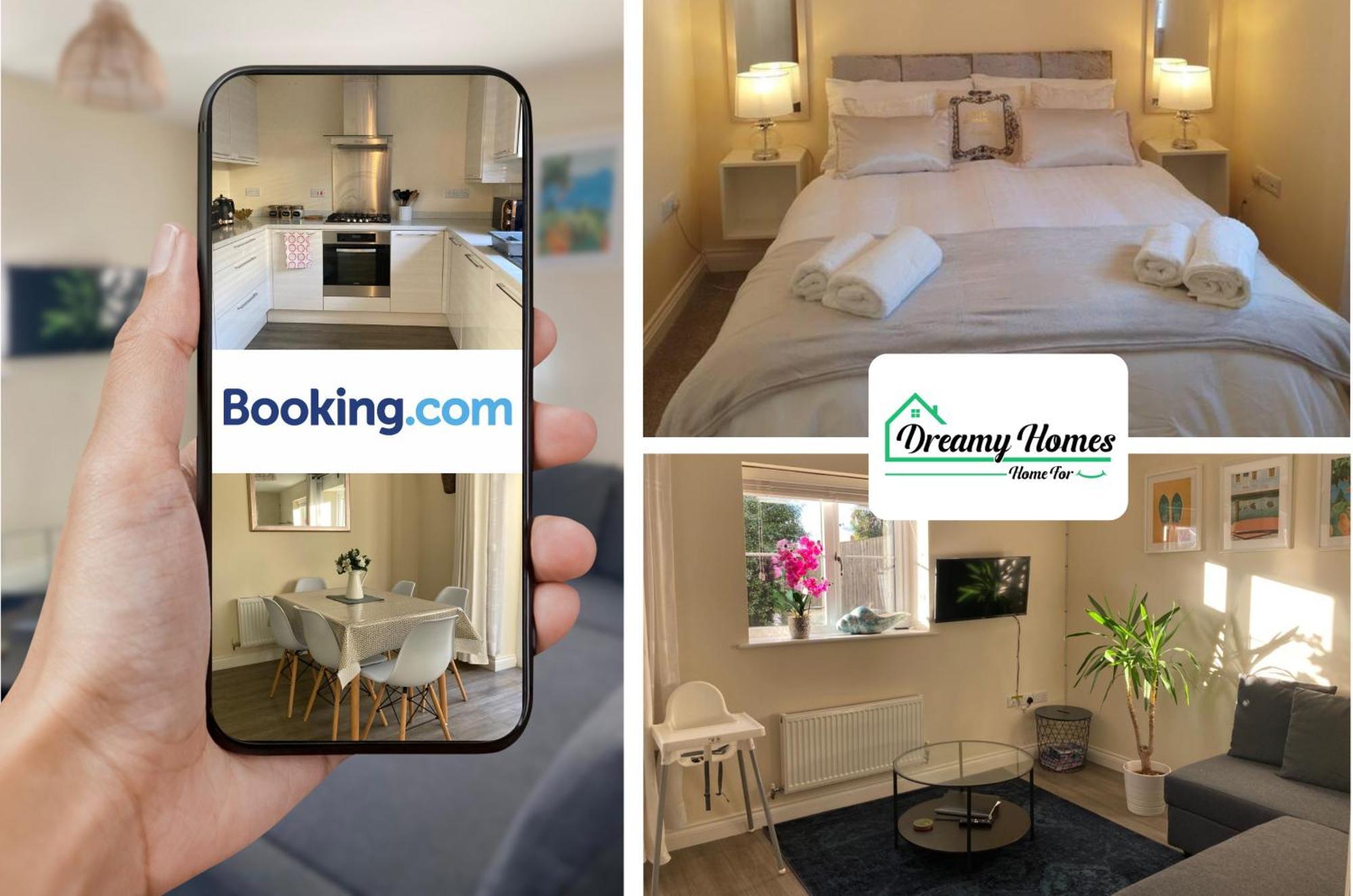 Spacious 3 Bed House By Dreamy Homes Short Lets & Serviced Free Parking * Braunton